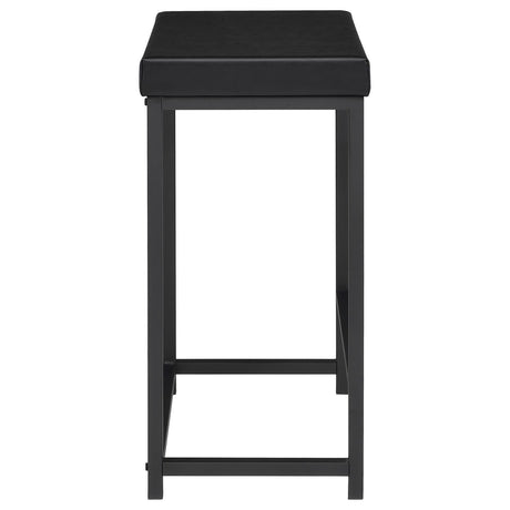 Hawes 4-Piece Multipurpose Counter Height Table Set Black 182724 - Ella Furniture