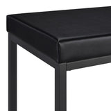 Hawes 4-Piece Multipurpose Counter Height Table Set Black 182724 - Ella Furniture