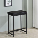 Hawes 4-Piece Multipurpose Counter Height Table Set Black 182724 - Ella Furniture