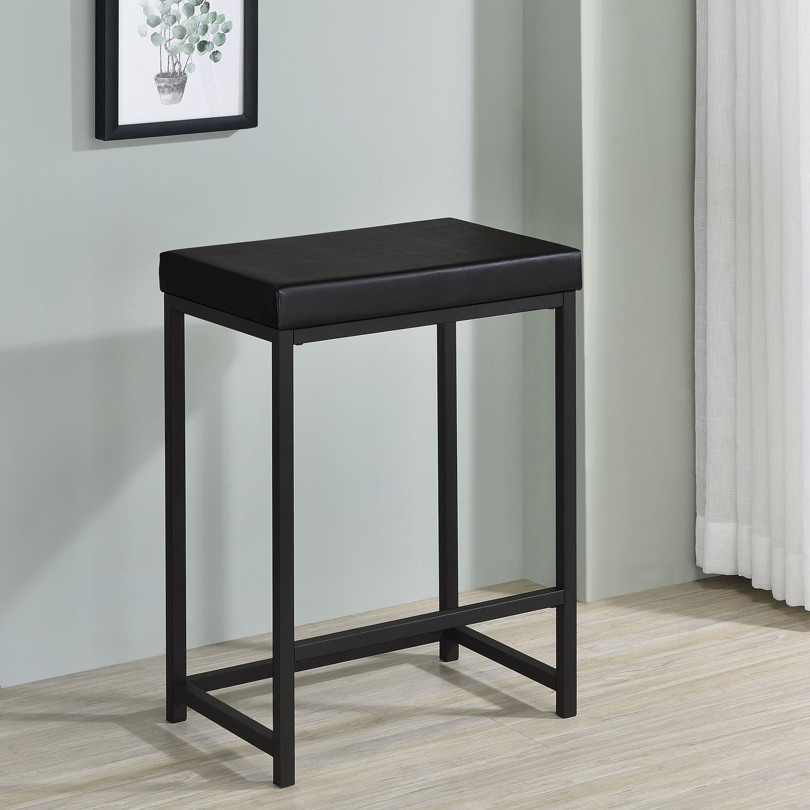 Hawes 4-Piece Multipurpose Counter Height Table Set Black 182724 - Ella Furniture