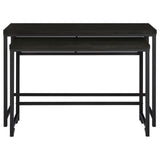 Hawes 4-Piece Multipurpose Counter Height Table Set Black 182724 - Ella Furniture