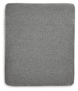 Hazela Charcoal Chair And Ottoman - Ella Furniture