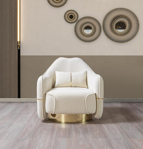 Helena Ivory Velvet Sofa & Loveseat - Ella Furniture