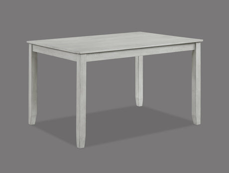 Henderson Driftwood Modern Solid Wood Fabric Upholstered Dining Room Set - Ella Furniture