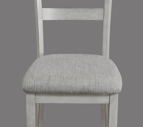 Henderson Driftwood Modern Solid Wood Fabric Upholstered Dining Room Set - Ella Furniture