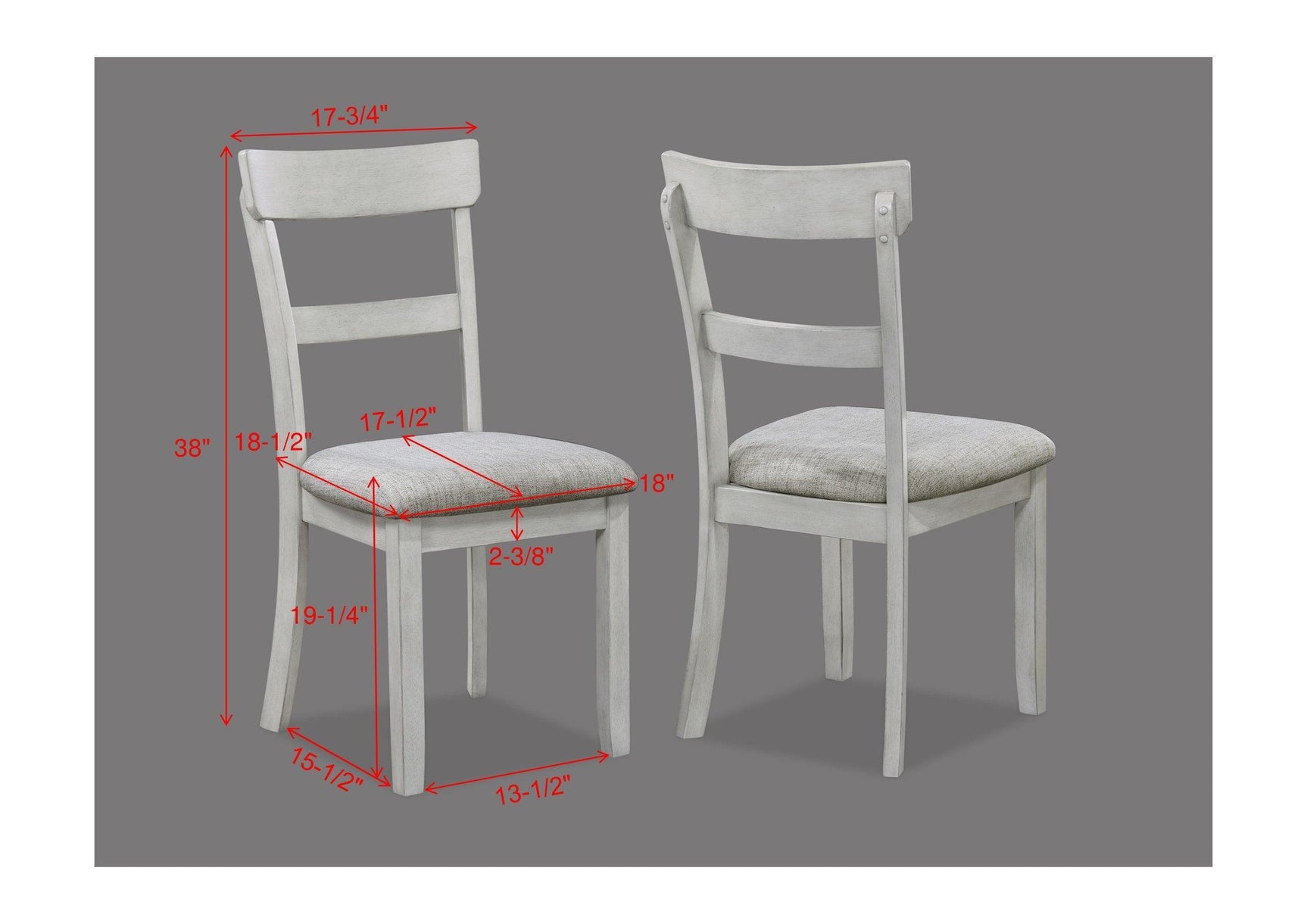 Henderson Driftwood Modern Solid Wood Fabric Upholstered Dining Room Set - Ella Furniture