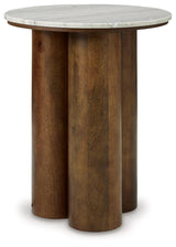 Henfield Beige/brown Accent Table - Ella Furniture