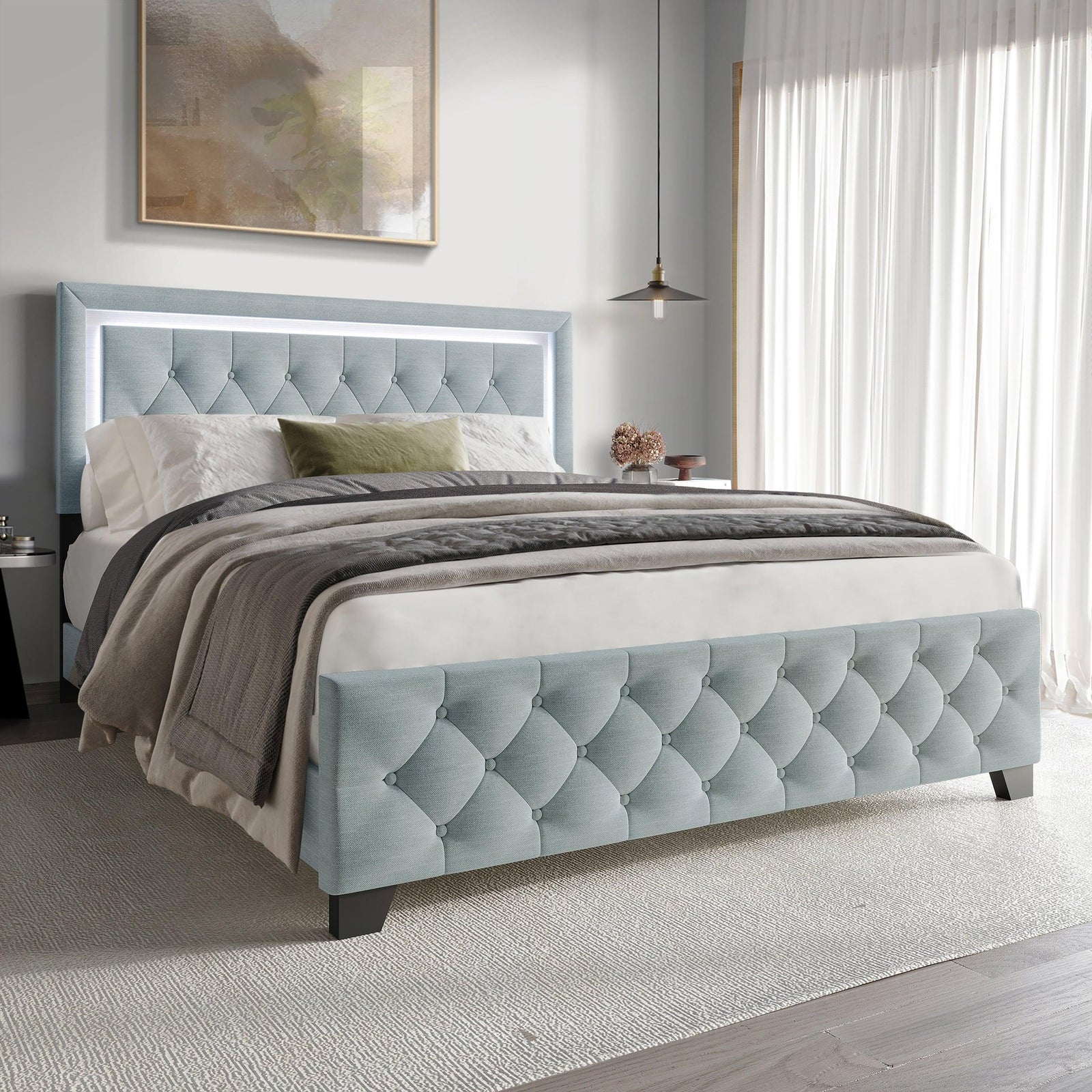 Hh280 Platform Full Bed - Ella Furniture