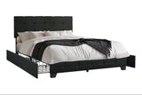 Hectic Black Platform King Bed