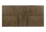 Hilara Brown/Gray Modern Solid Wood And Veneers Fabric Upholstered Dining Room Set - Ella Furniture