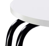 Hilly 3-Tier Round Side Table White And Black 930071 - Ella Furniture
