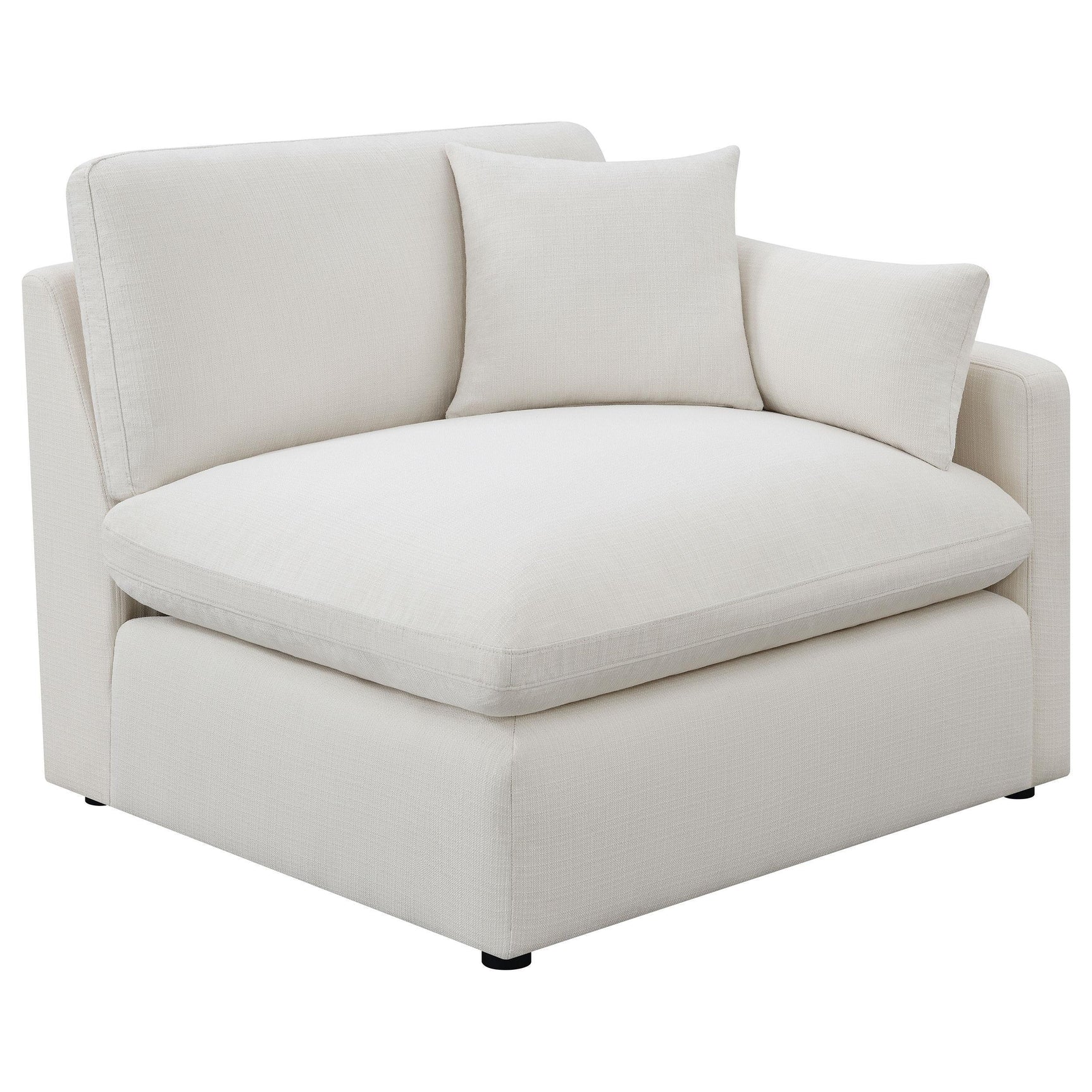Hobson 6-piece Upholstered Modular Sectional Sofa Ivory 551451-SET - Ella Furniture