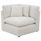 Hobson 6-piece Upholstered Modular Sectional Sofa Ivory 551451-SET - Ella Furniture
