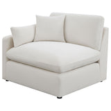 Hobson 6-piece Upholstered Modular Sectional Sofa Ivory 551451-SET - Ella Furniture