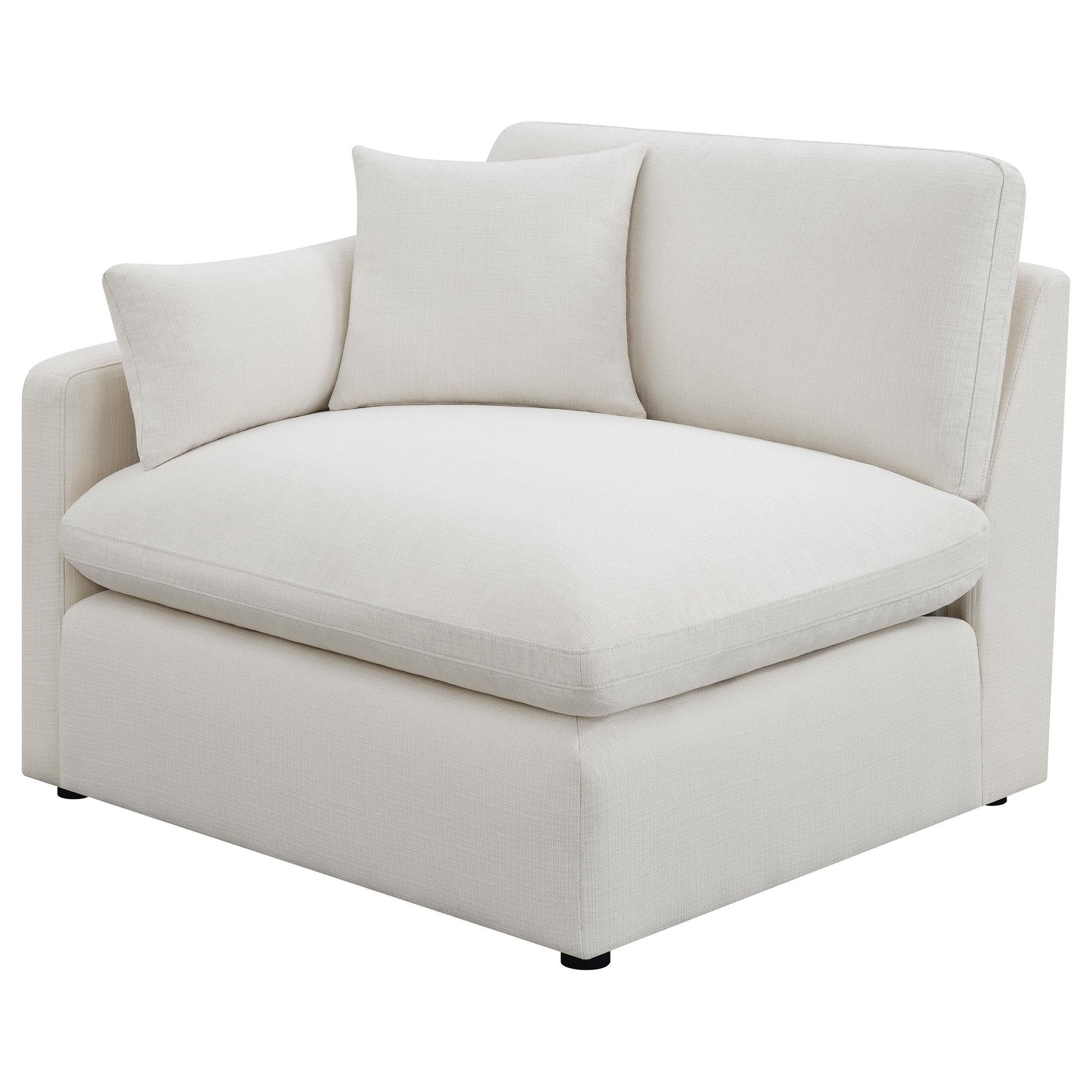 Hobson 6-piece Upholstered Modular Sectional Sofa Ivory 551451-SET - Ella Furniture