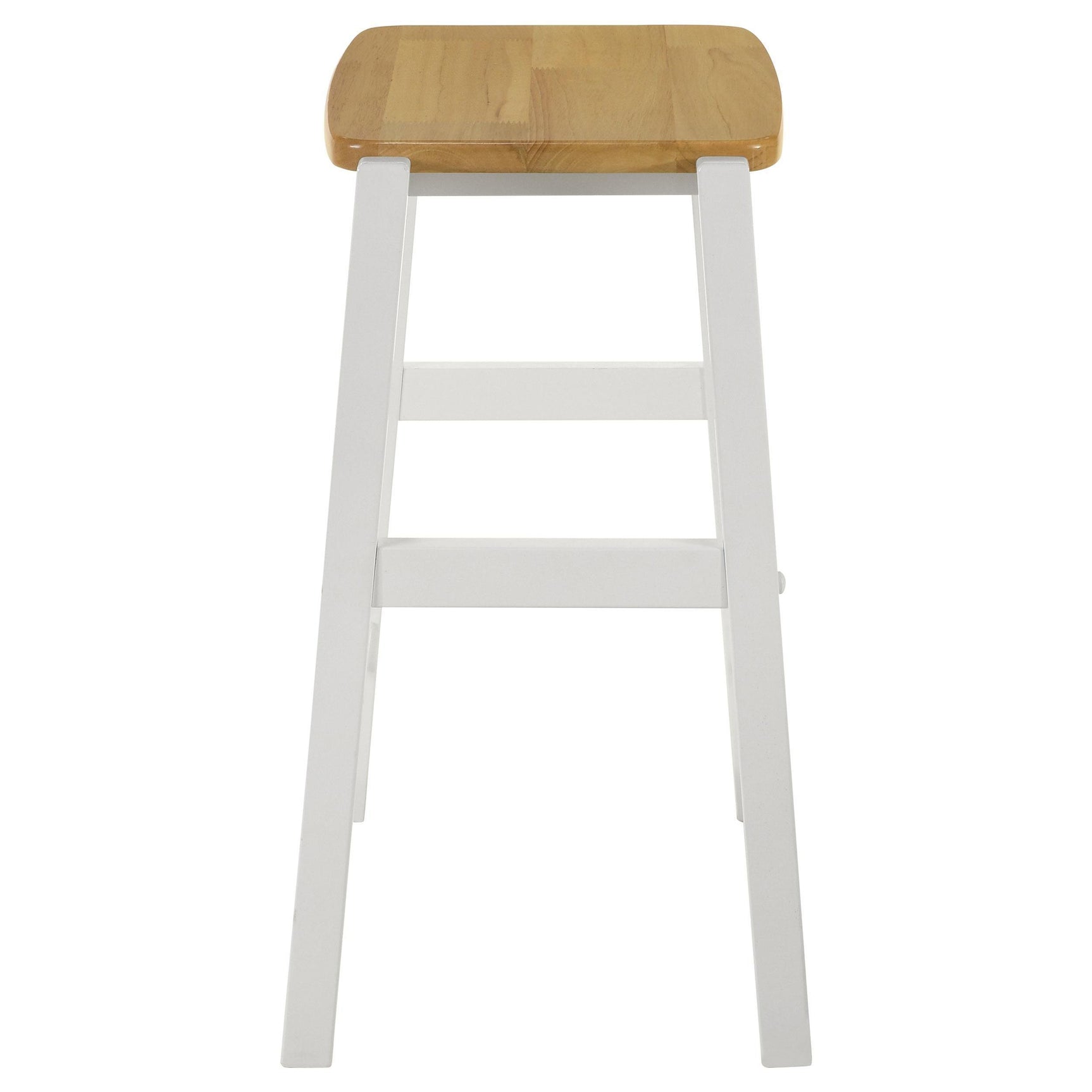 Hollis 3-piece Kitchen Island Counter Height Table Set White 122246-S3 - Ella Furniture