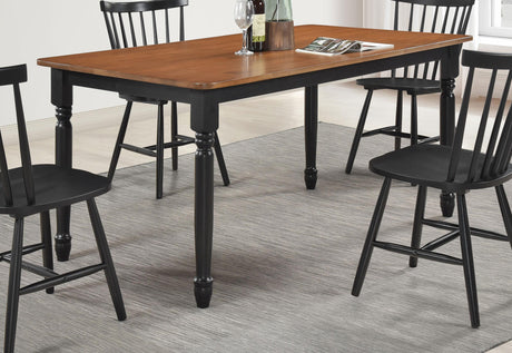 Hollyoak Rectangular 63-inch Wood Dining Table Walnut 183041 - Ella Furniture