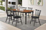 Hollyoak Windsor Wood Dining Side Chair Black (Set of 2) 183042 - Ella Furniture