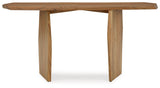 Holward Natural Console Sofa Table - Ella Furniture