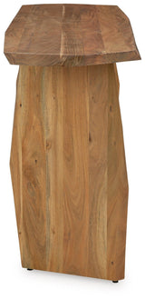 Holward Natural Console Sofa Table - Ella Furniture