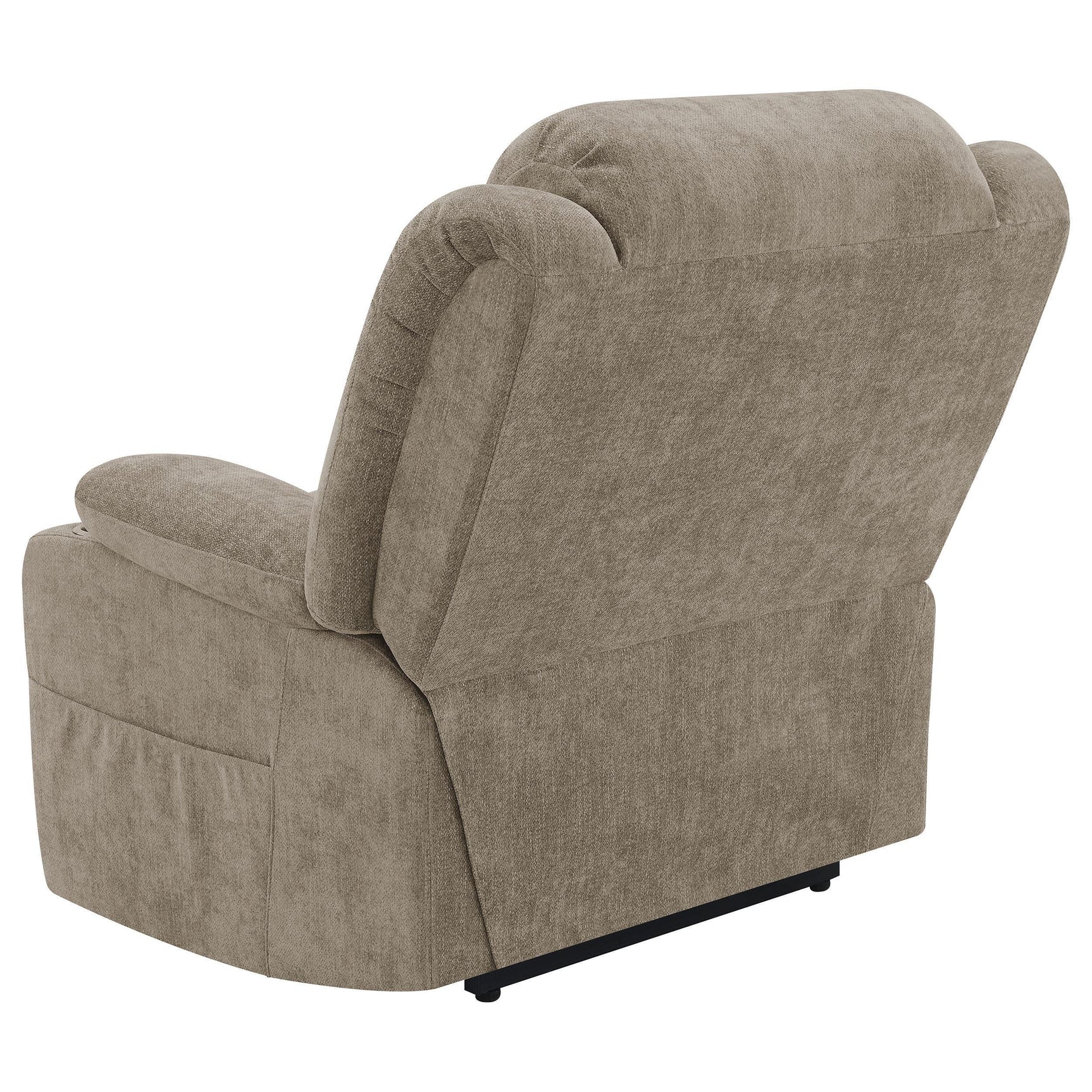 Houston Upholstered Power Lift Recliner Chair Camel 602274P - Ella Furniture