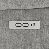 Houston Upholstered Power Lift Recliner Grey 602284P - Ella Furniture