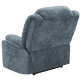 Houston Upholstered Power Lift Recliner Slate Blue 602294P - Ella Furniture