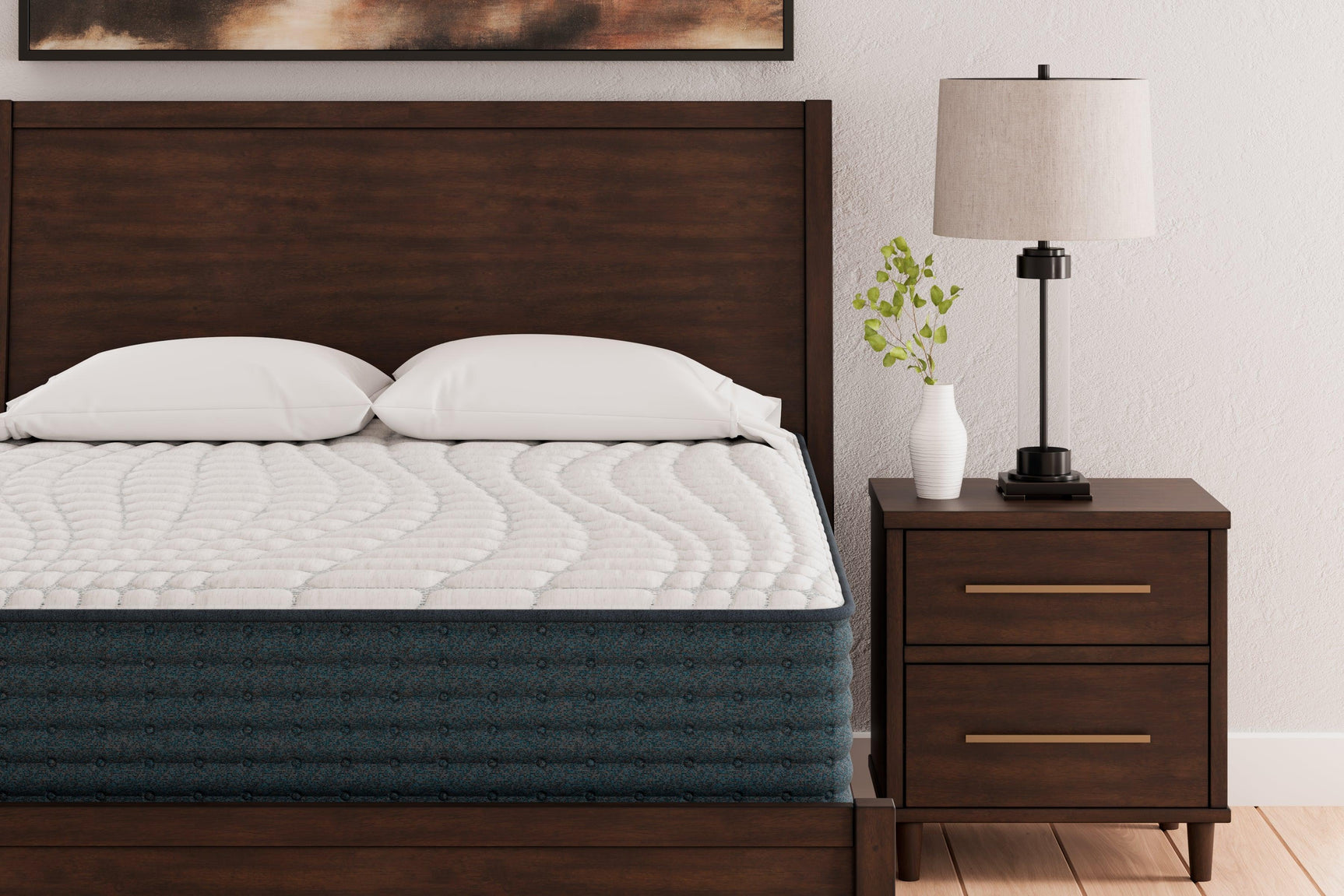 Hybrid 1200 White Queen Mattress - Ella Furniture