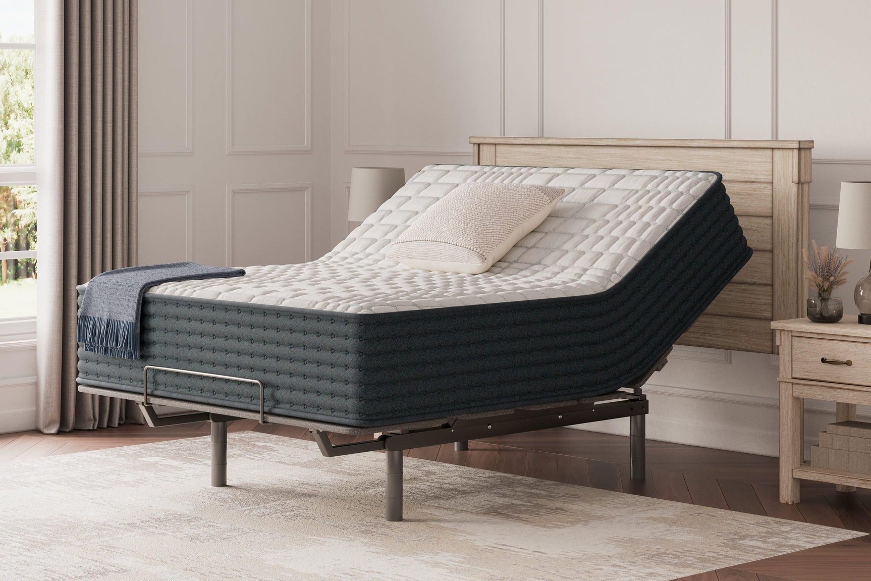 Hybrid 1300 White Full Mattress - Ella Furniture
