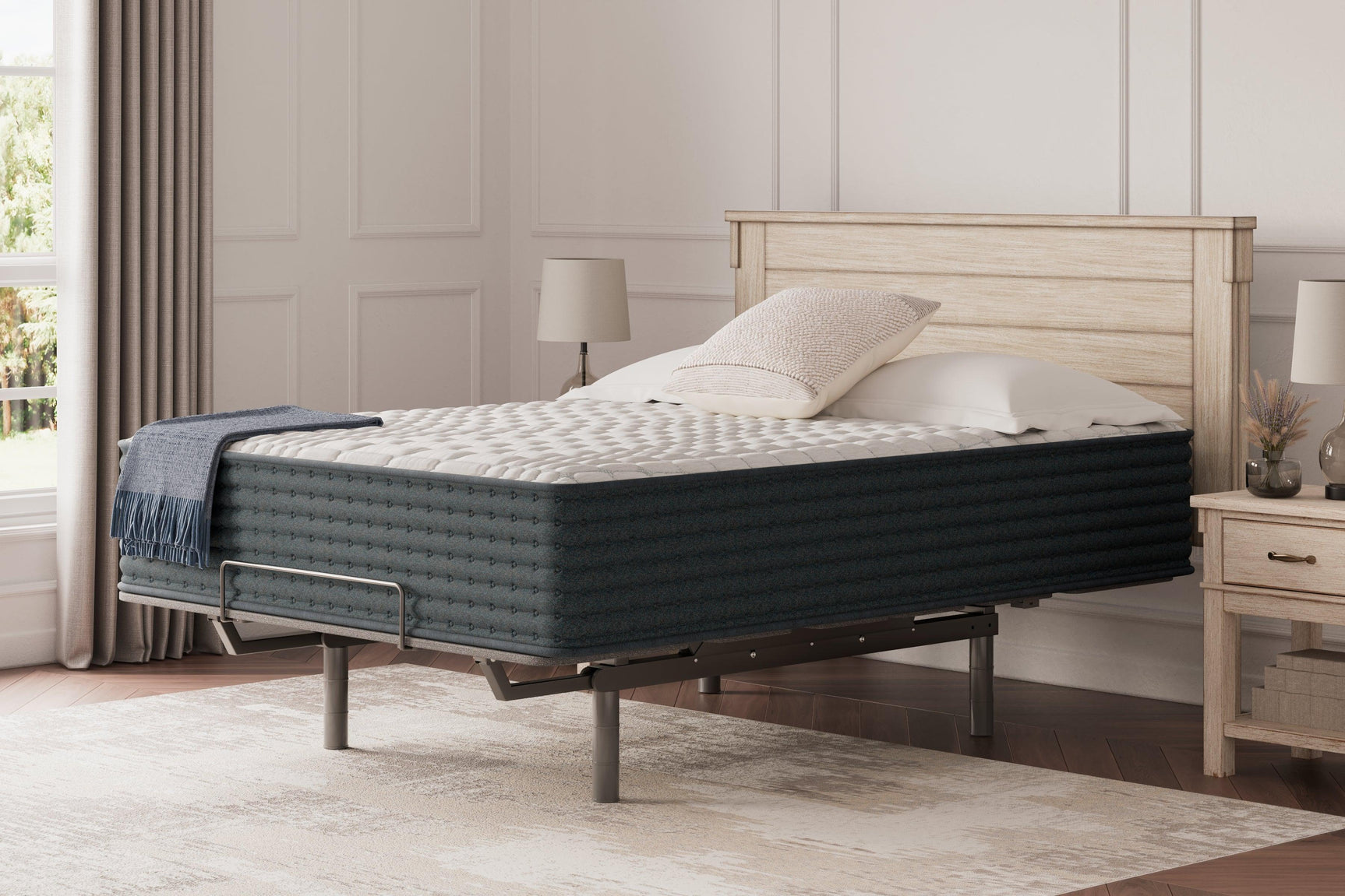 Hybrid 1300 White Full Mattress - Ella Furniture
