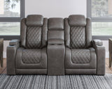 Hyllmont Gray Sofa And Loveseat - Ella Furniture