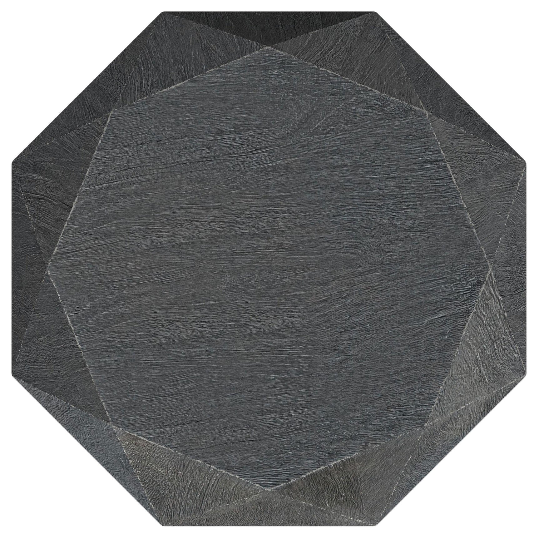 Jacinto Octagonal Solid Mango Wood Side Table Grey 931159 - Ella Furniture