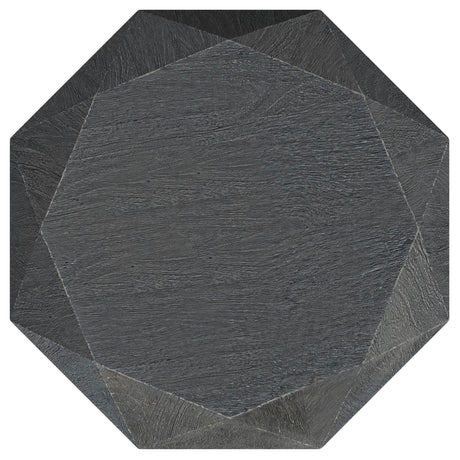 Jacinto Octagonal Solid Mango Wood Side Table Grey 931159 - Ella Furniture
