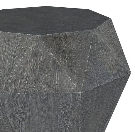 Jacinto Octagonal Solid Mango Wood Side Table Grey 931159 - Ella Furniture