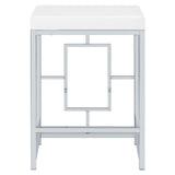 Jackson Jackson 4-Piece Multipurpose Counter Height Table Set White And Chrome 182714 - Ella Furniture