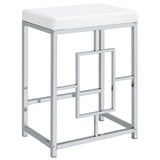 Jackson Jackson 4-Piece Multipurpose Counter Height Table Set White And Chrome 182714 - Ella Furniture