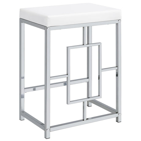 Jackson Jackson 4-Piece Multipurpose Counter Height Table Set White And Chrome 182714 - Ella Furniture