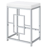 Jackson Jackson 4-Piece Multipurpose Counter Height Table Set White And Chrome 182714 - Ella Furniture
