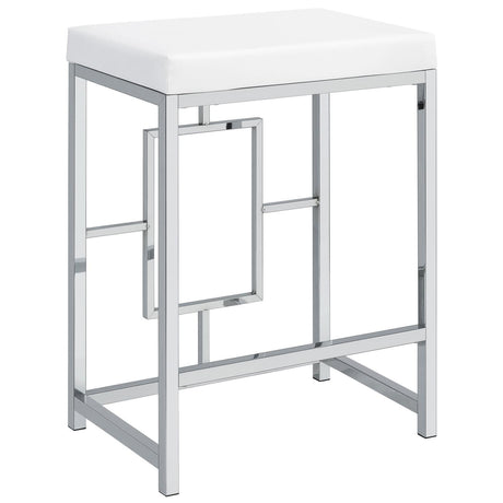 Jackson Jackson 5-Piece Multipurpose Counter Height Table Set White And Chrome 182715 - Ella Furniture
