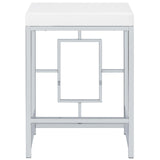 Jackson Jackson 5-Piece Multipurpose Counter Height Table Set White And Chrome 182715 - Ella Furniture