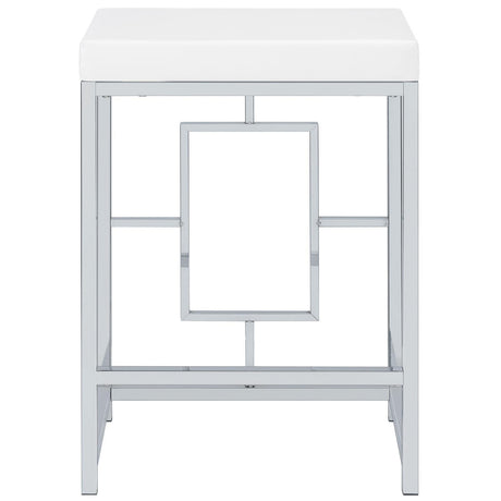 Jackson Jackson 5-Piece Multipurpose Counter Height Table Set White And Chrome 182715 - Ella Furniture