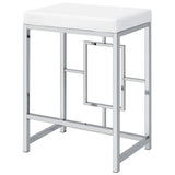 Jackson Jackson 5-Piece Multipurpose Counter Height Table Set White And Chrome 182715 - Ella Furniture