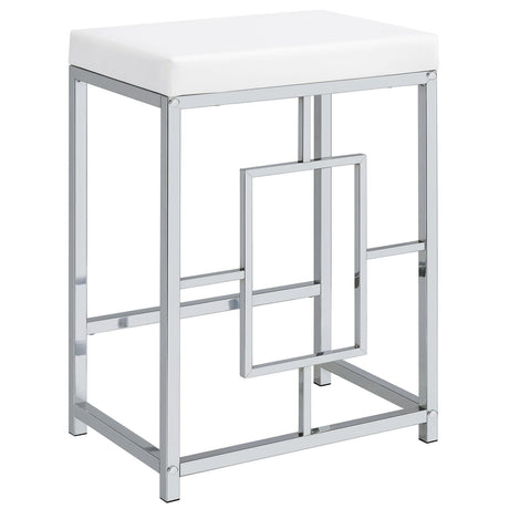 Jackson Jackson 5-Piece Multipurpose Counter Height Table Set White And Chrome 182715 - Ella Furniture