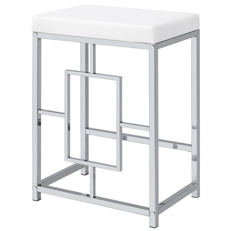 Jackson Jackson 5-Piece Multipurpose Counter Height Table Set White And Chrome 182715 - Ella Furniture