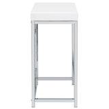 Jackson Jackson 5-Piece Multipurpose Counter Height Table Set White And Chrome 182715 - Ella Furniture