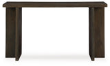 Jalenry Grayish Brown Console Sofa Table - Ella Furniture