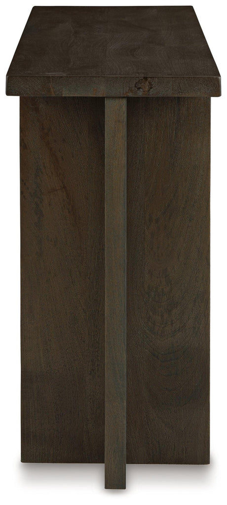 Jalenry Grayish Brown Console Sofa Table - Ella Furniture