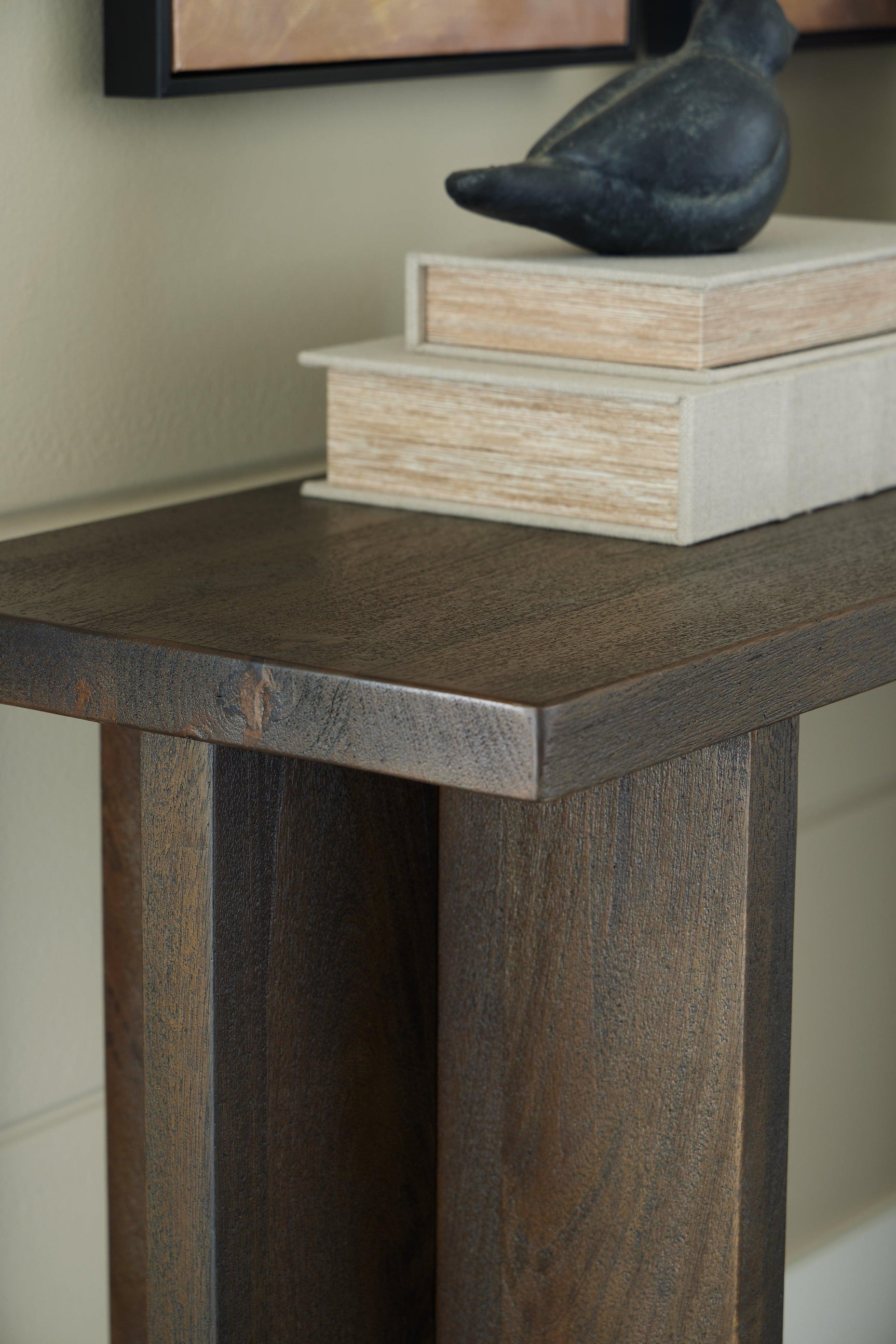 Jalenry Grayish Brown Console Sofa Table - Ella Furniture