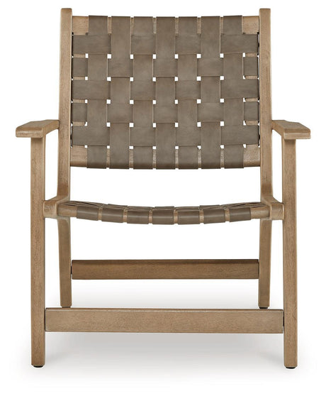 Jameset Taupe Accent Chair - Ella Furniture