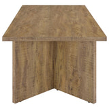 Jamestown Rectangular Engineered Wood Dining Table With Decorative Laminate Mango Brown 183020 - Ella Furniture